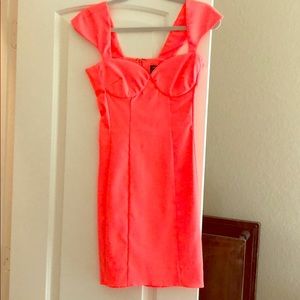 Torn by Ronny Kobo hot pink dress